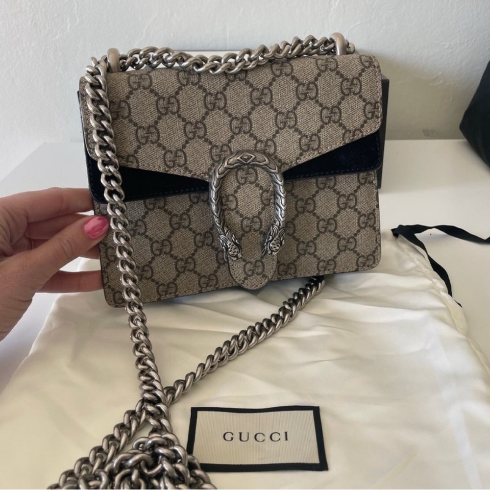 Gucci Beige and Black Women's Bag